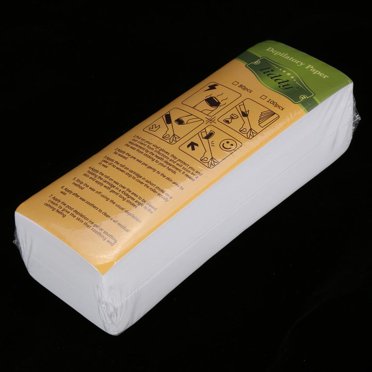 HURRISE 100Sheets/Bag Leg Arm Armpit Hair Removal Depilatory Nonwoven Epilator Waxing Strip Paper , Waxing Strip Paper, Depilatory Paper