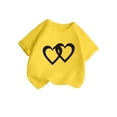 thumbnail image 3 of JTieacloth T-Shirt Graphique Mignon pour Fille, Col Rond, Manches Courtes, T-Shirt d'Été Décontracté pour Fille, T-Shirts d'Été pour Filles, Tailles 11-12 Ans, 3 of 5