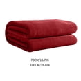 thumbnail image 3 of Kyusrd Summer All Home Savings!Solid Color Flannel Blanket Summer Conditioning Blanket office Nap Blanket layer Double sided Flannel Blanket All Season Thin Blanket, 3 of 8