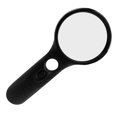 thumbnail image 1 of IROINID 45X Handheld 3 LED Light Magnifier For Reading Magnifying Glass Lens Jewelry, 1 of 2