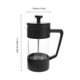 thumbnail image 2 of OUNONA Coffee Maker 1Set Elegant Black PP Coffee Strainer for Kitchen Home Users, 2 of 8