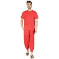 thumbnail image 1 of Inkmeso SolidPajama Set For Mens Short Sleeve Sleepwear Round NeckNightwearPj Set, 1 of 7
