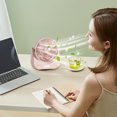 thumbnail image 4 of Boovnll Desk Fan, Adjustable High Speed USB Rechargeable Table Fan Lightweight Compact Quiet Small Fan for Home, Bedroom, Office, Travel, Camping, RVs, Summer Gift, Mini Fan - Fan, 4 of 5