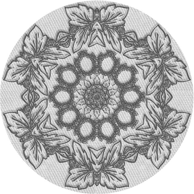 Ahgly Tapis Rond Lavable en Machine Intérieur Transitionnel Gris Platine, 5 Pieds Rond