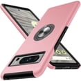 thumbnail image 1 of KOMI for Google Pixel 8 Pro Case, Slim Tough Rugged Shockproof Protective Pixel 8 Pro Phone Case with Metal Ring Kickstand for Google 8 Pro Case, Pink, 1 of 5