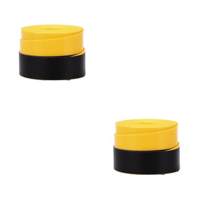 Maytalsory 1/2/3 Quick To Dry Tennis Racket Perform for At Best With Drying Technology yellow roll pack 2PCS