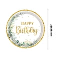 thumbnail image 3 of TopLLC Leaf Themed Party Disposable Tableware Set Theme Party Tableware Set Disposable Decorative Tableware Paper Set disposable tableware, 3 of 5
