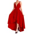 thumbnail image 1 of EQWLJWE Robes d'Été pour Femmes 2023 Robes pour Ados Mode Femmes Été Décontracté Uni Col en V Camis Sans Manches Gilet Robe Longue, 1 of 6