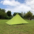 thumbnail image 3 of Outdoor Ultralight Camping Tent 1 Person Rodless Multifunction Tent Tarp Green, 3 of 8