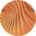 thumbnail image 1 of Ahgly Company Machine Washable Indoor Round Transitional Orange Red Orange Area Rugs, 6' Round, 1 of 7