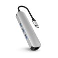 thumbnail image 1 of HyperDrive 6-in-1 USB-C Hub with 4K HDMI Output, Silver, 1 of 7