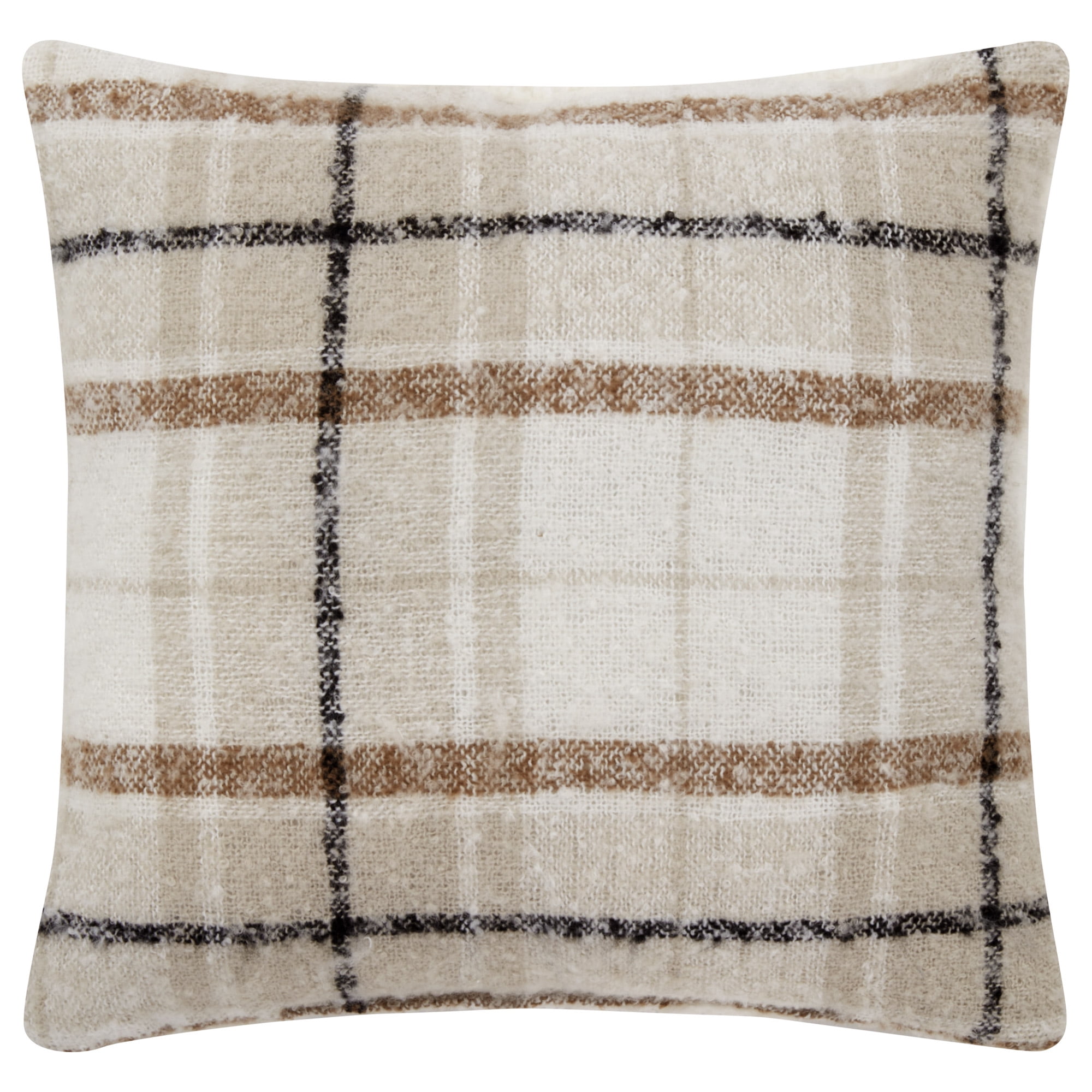 Coussin décoratif beige Bouclair Elsy 19x19 po