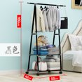 thumbnail image 4 of Amdohai Triangle Coat Rack Steel Tube Removable Large Capacity Hanging Clothes Tree Quilt Shoes Bags Boxes Hanger Stand Organizer, 4 of 8