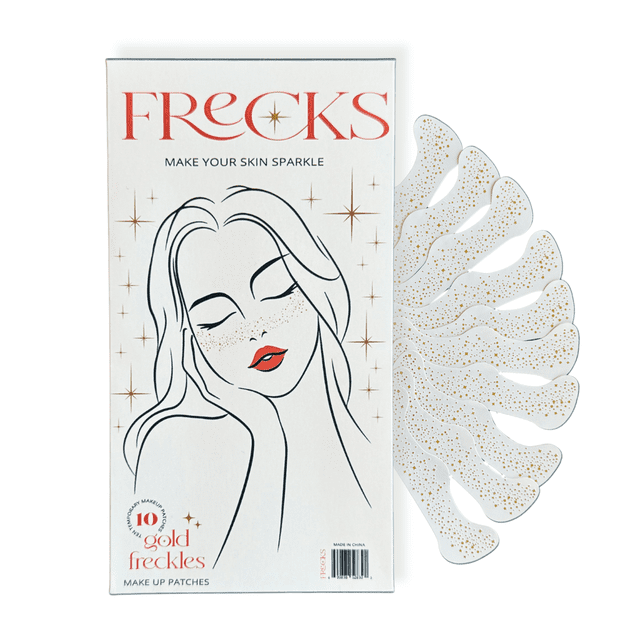 Gold Freckle Temporary Tattoos – 10 Sheets Glitter Freckles for Face ...