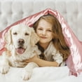 thumbnail image 4 of PiccoCasa Satin Duvet Cover Set 3 Piece and Pillow Sham Set, 4 of 8