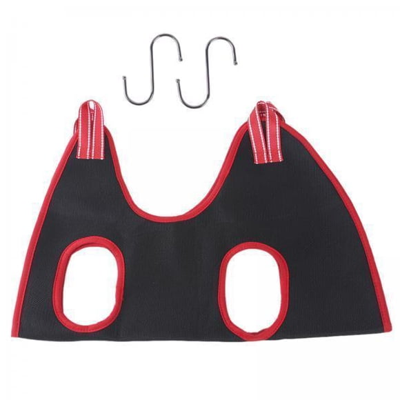 DOLITY 3xPet Cat Grooming Hammock Restraint Towel Bag for Bath Nail Trimming S RED 3 Pcs