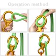 thumbnail image 4 of QJXSH Figure 8 Rock Climbing Descender Ring Outdoor Mountaineering Equipment, 4 of 4