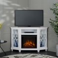 thumbnail image 2 of Real Flame Lynette 129.5 cm (51 in.) Media Corner Fireplace White, 2 of 3
