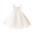 thumbnail image 1 of Yanlir Robe Princesse Imprimée Sans Manches à la Mode pour Fille, Mignonne et Respirante, Robe de Fête, Tenue d'Été à Col Rond pour la Maison des Enfants, Chemise de Nuit et Tenue Décontractée (Blanc#1, 1-2 Ans), 1 of 3