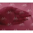 thumbnail image 4 of oneOone Viscose Chiffon Fabric Bicycle Transport Print Fabric BTY 42 Inch Wide, 4 of 4