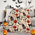 thumbnail image 1 of Titaking Cozy Halloween Blanket Soft & Stylish Throw Blanket - Fall Essential(Style B,130X150), 1 of 5