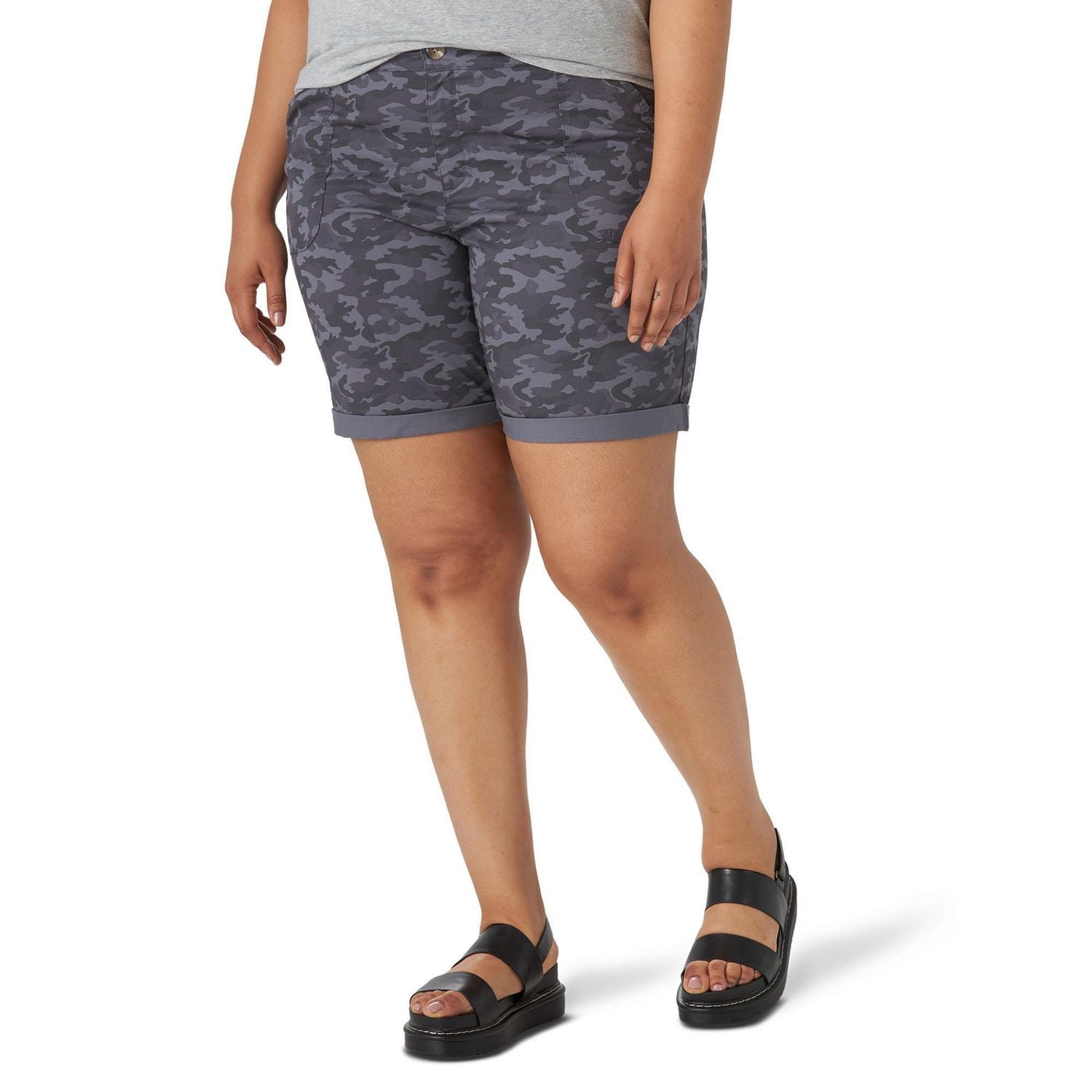 Lee Riders Women's Plus Comfort Waist Utility Short