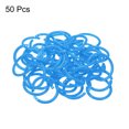 thumbnail image 3 of Unique Bargains 1.8' OD 1.4' ID Loose Leaf Rings Binder Ring, Blue, 50 Count, 3 of 6