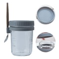 thumbnail image 4 of FeiraDeVaidade Overnight Container With Lid And Spoon Overnight Jars Portable Mason Jars With Lid, 4 of 7