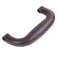 thumbnail image 2 of Brown Leather Guitar Musical Instrument Box Luggage Toolbox Trolley Case Handle, 2 of 8