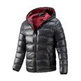 thumbnail image 2 of DPTALR Veste de Costume de Vol pour Hommes Réversible à Capuche en Manteau d'Hiver Chaud, 2 of 5