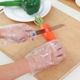 thumbnail image 3 of Relocy Tools, Hot Sale! 66G Plastic Gloves 100Pcs Disposable Gloves in Box Hand Protection Equipment 1 Box of Disposable Gloves Hand Protection Equipment Clear One Size Clearance, 3 of 8