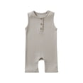 thumbnail image 1 of Birdeem Barboteuse Combinaison Sans Manches Unie pour Tout-Petits Filles Garçons, 1 of 1