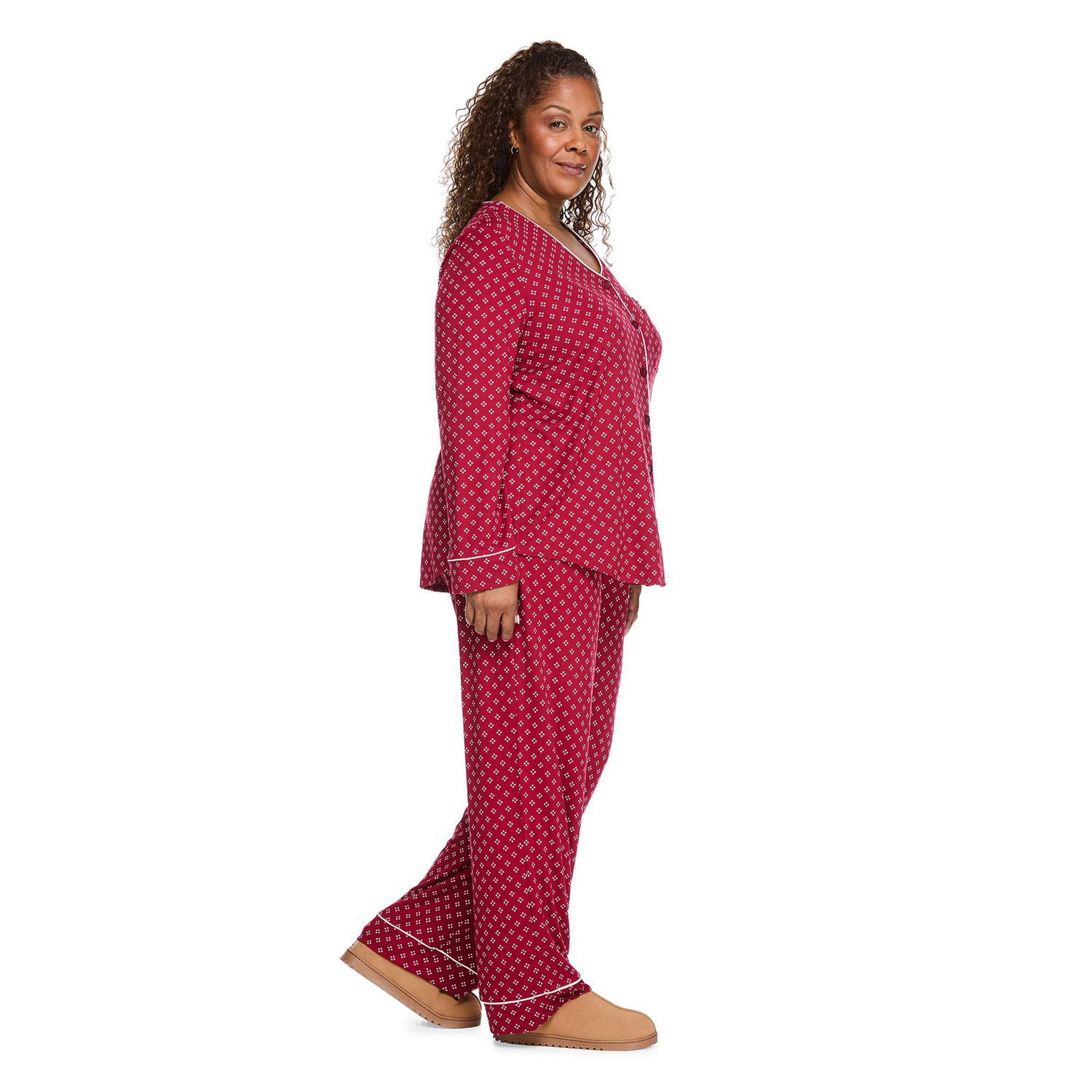 Iyla Women's Plus Two Piece Pajama Set