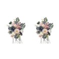 thumbnail image 2 of Wweixi Whimsical Blooms Low Maintenance Artificial Flower Collection Realistic BLUE PINK LH004 2Set, 2 of 6