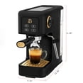 thumbnail image 4 of Beautiful Par Drew Barrymore machine à expresso mince avec pression de 20 bars, 4 of 9
