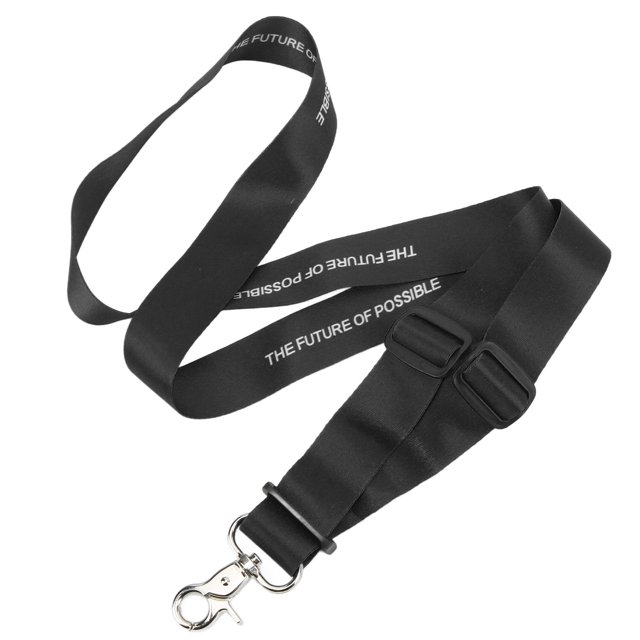 Lanière de Télécommande, Sangle de Cou Confortable Réglable 60.5cm Longueur Mains Libres pour Extérieur Bleu, Noir
