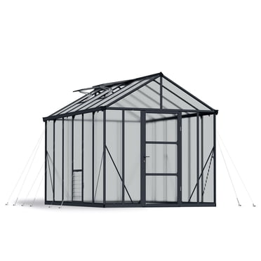 CANOPIA by PALRAM Glory 8 ft. x 12 ft. Premium Greenhouse Kit - Grey