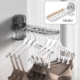 thumbnail image 2 of Product Category Rack Storage - Folding Hanger for Travel & Home Use Space-Saving Wall Hanging Organizer for Clothes Portable Five-Hole Drying Rack with Design, 2 of 7