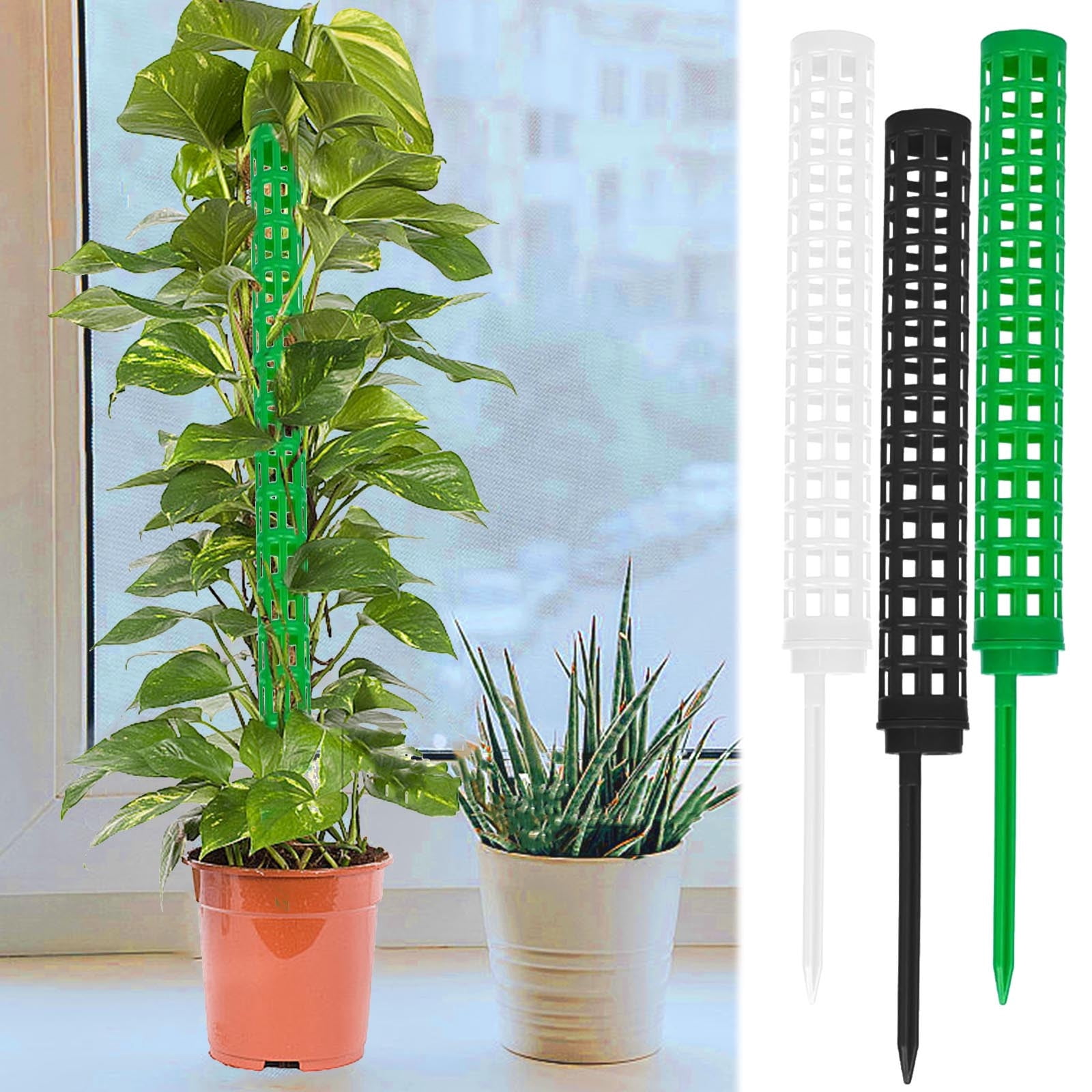 Up to 60% Off! Gspmoly Moss Column Green Ivy Stick Water Moss