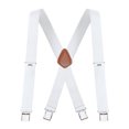 thumbnail image 1 of Buyless Fashion Suspenders for Men - 48" Elastic Adjustable Straps 1 1/4" - X Back, 1 of 1