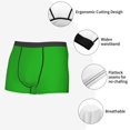 thumbnail image 3 of Lukts Green Pattern Men's Underwear Covered Waistband Boxer Briefs-Large, 3 of 5