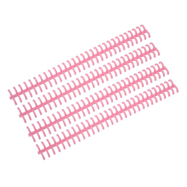 Cergrey Binding Spine, 30 Hole Binding Comb, Pink, 10 Count