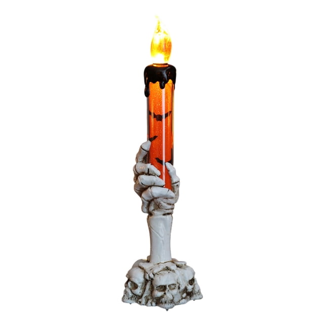 Skeleton Halloween Decoration Halloween Candle Lamp Candlestick Table Lamp Halloween Decoration Props Skeleton Hand Lamp Halloween Night Ghost Hand Lamp Jewelryghost Halloween Decorations