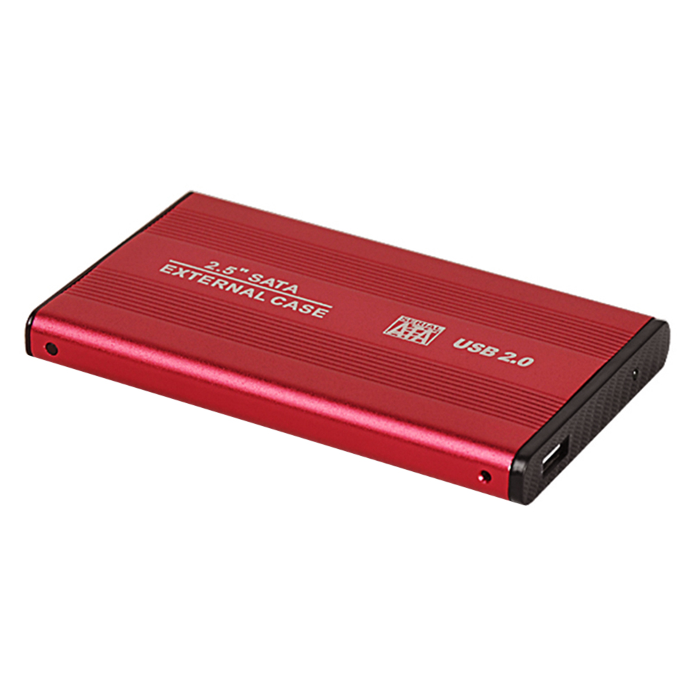 USB2.0 Portable Hard Disk Case 2.5 inch External SATA HDD Enclosure USB2.0 Aluminum Alloy Shell