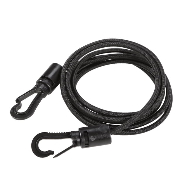 Cordon Élastique Élastique pour Kayak et Canot 1,5 m 4 mm, Cordon Anti-Choc, Crochet, Corde à Attacher