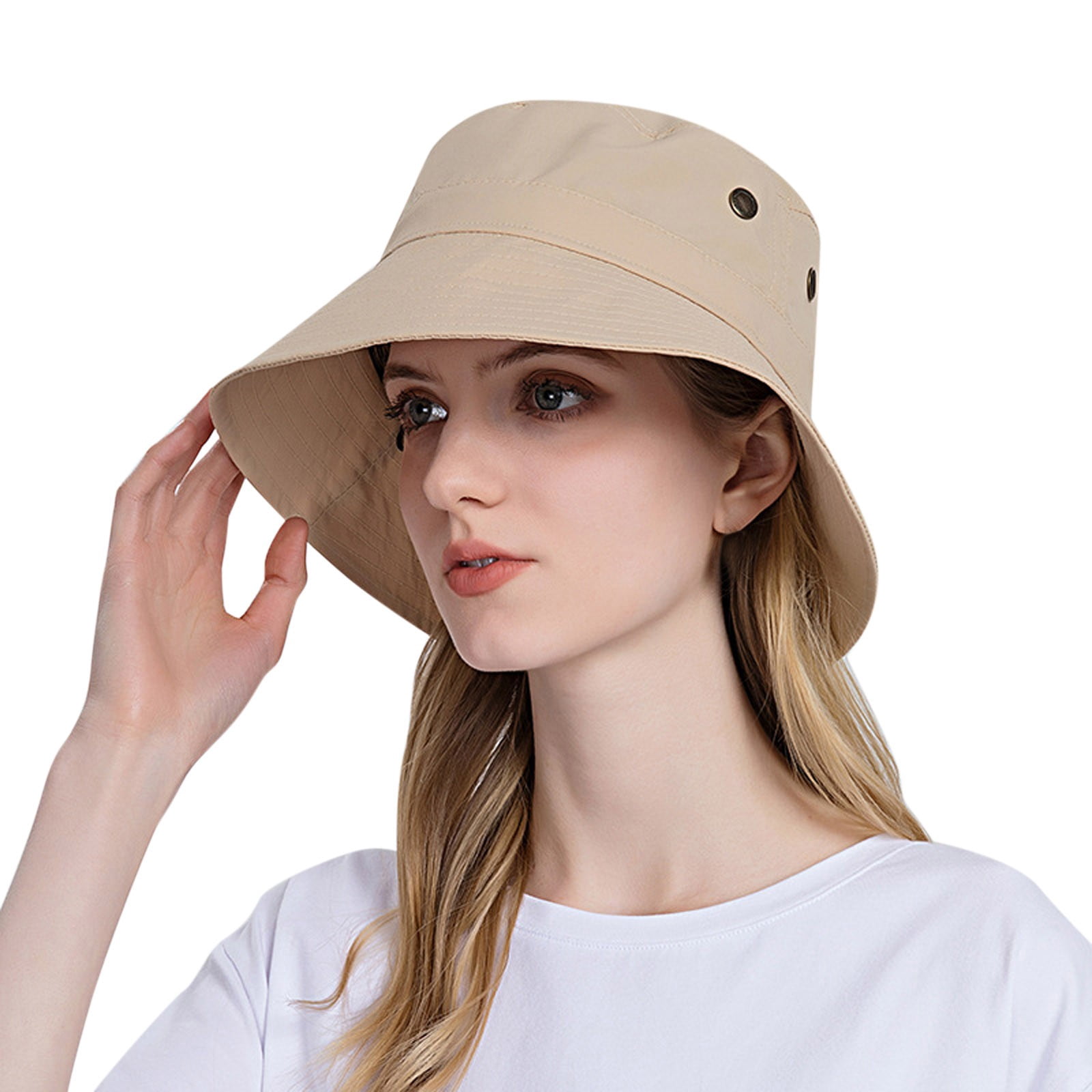 Women Sun Hat Wide Brim Protection Beach Hat Adjustable Bucket Hat Summer Hats