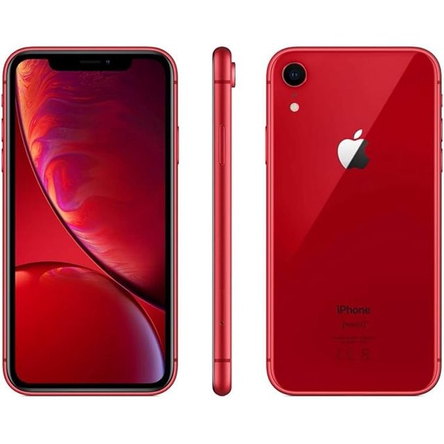 Apple iPhone XR 64 Go Téléphone Intelligent Déverrouillé (Rouge) Certifié Remis à Neuf comme Neuf