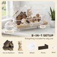 thumbnail image 4 of PawHut Hamster Cage Full Transparent Viewing for Dwarf Hamster, 4 of 10