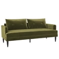 thumbnail image 1 of Novogratz Bailey Pillowback Sofa, Light Gray Velvet, 1 of 9