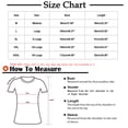 thumbnail image 3 of Yuyuzo Hauts pour Femmes T-Shirts à Manches Courtes Col Ras du Cou Décontractés Confortables Blouses Tuniques Amples, 3 of 7